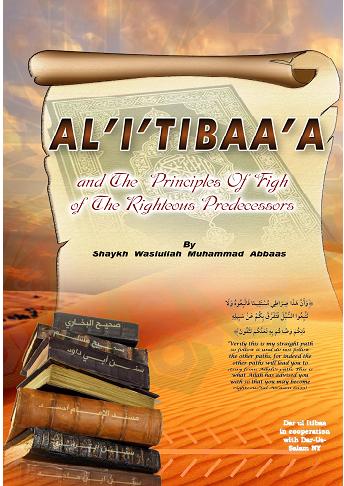 al itibaa and the principles of fiqh of the righteous predecessors
